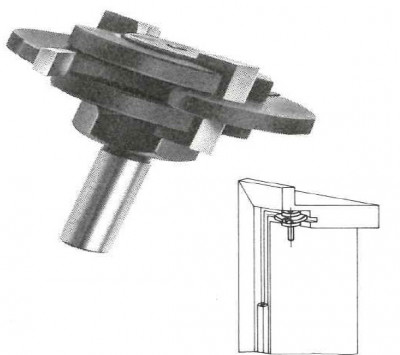 Türdichtungs-Einfräswerkzeug KF 303 Form C